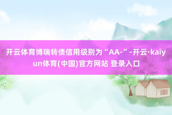 开云体育博瑞转债信用级别为“AA-”-开云·kaiyun体育(中国)官方网站 登录入口